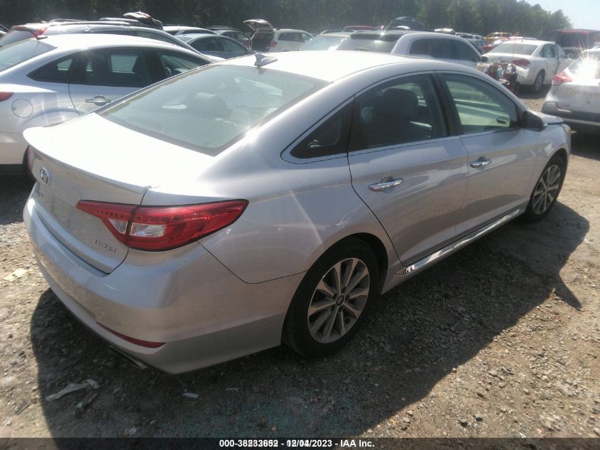 2016 Hyundai Sonata Limited VIN: 5NPE34AF0GH382017 Lot: 38233652