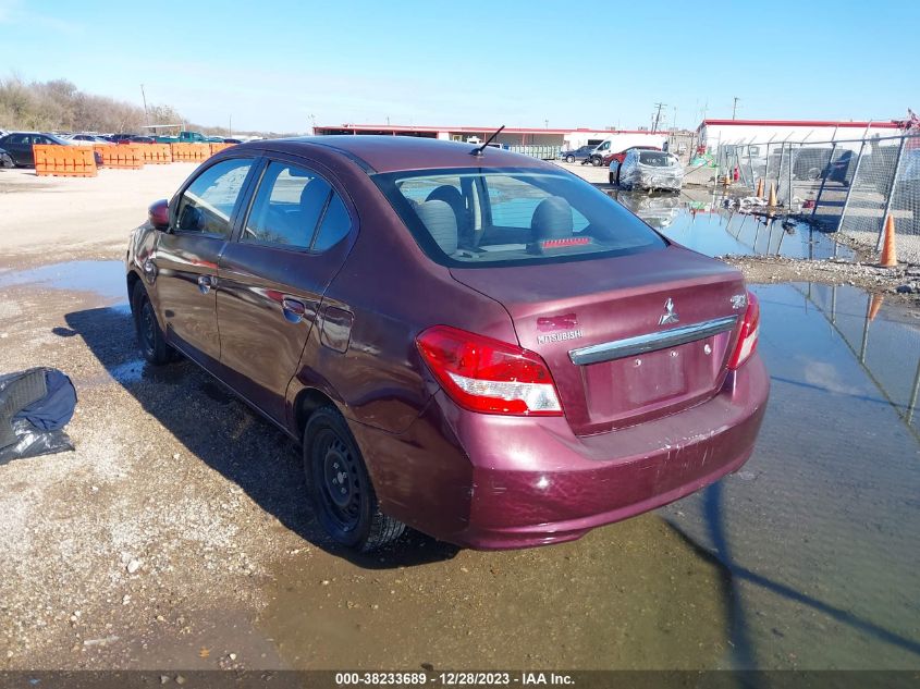 2017 Mitsubishi Mirage G4 Es VIN: ML32F3FJ3HHF10256 Lot: 38233689