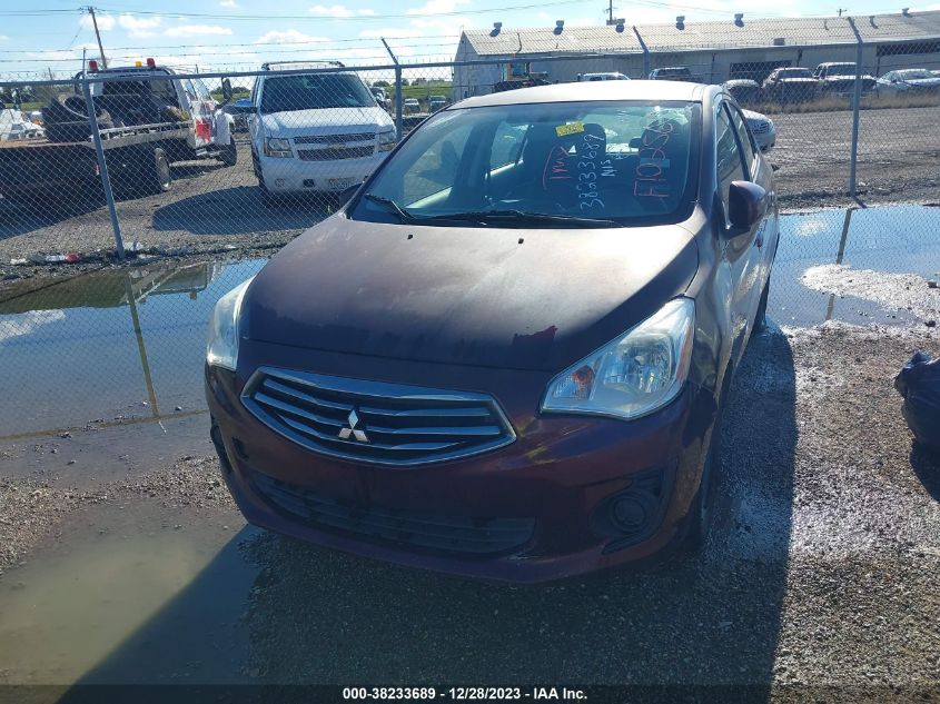 2017 Mitsubishi Mirage G4 Es VIN: ML32F3FJ3HHF10256 Lot: 38233689