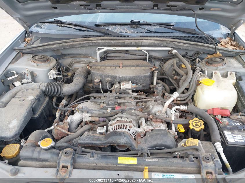 2004 Subaru Forester X VIN: JF1SG63634H739917 Lot: 38233710