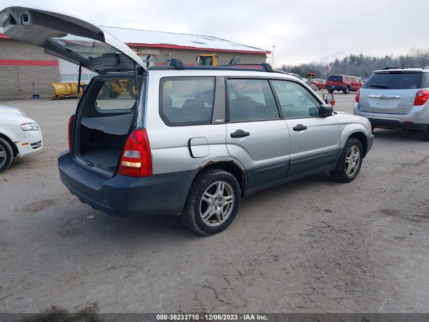 2004 Subaru Forester X VIN: JF1SG63634H739917 Lot: 38233710