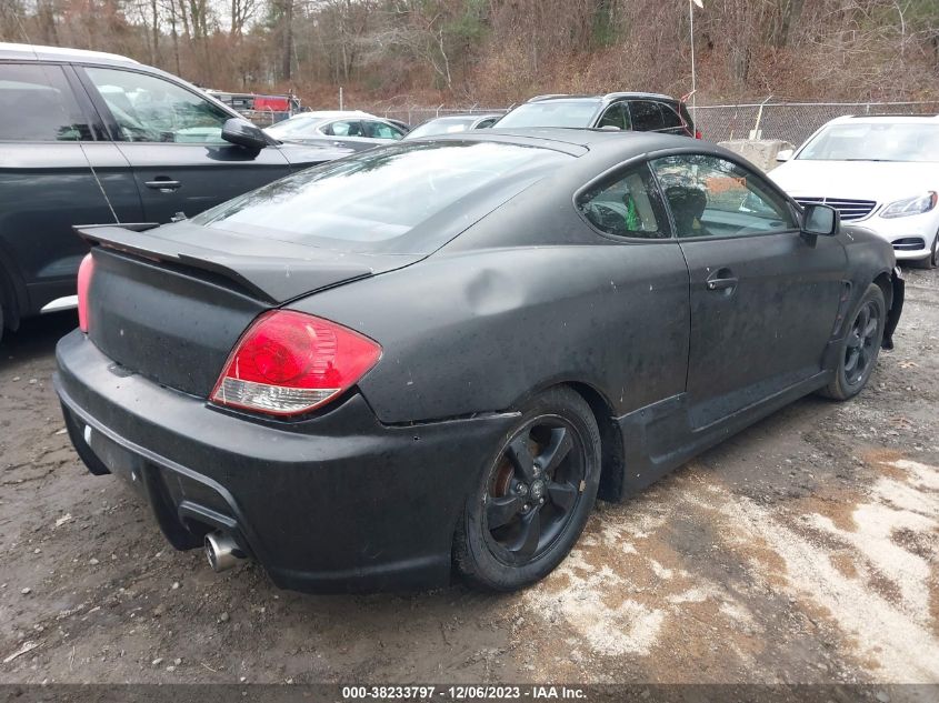 2006 Hyundai Tiburon Gs VIN: KMHHM65D16U210917 Lot: 38233797