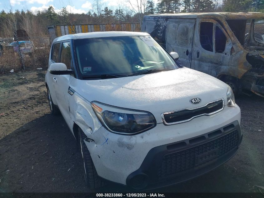 2015 Kia Soul + VIN: KNDJP3A54F7115695 Lot: 38233860