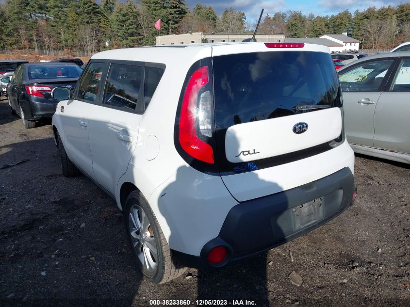 2015 Kia Soul + VIN: KNDJP3A54F7115695 Lot: 38233860