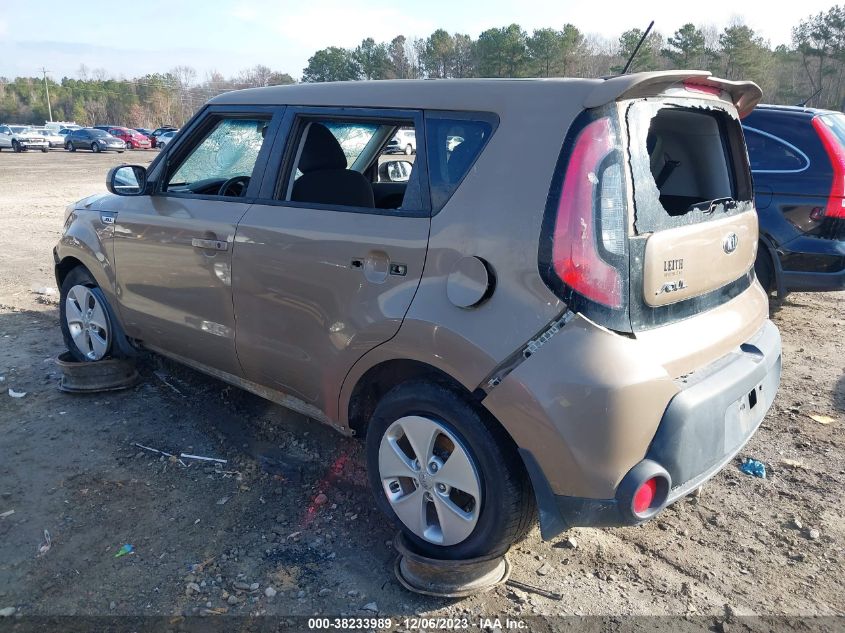 2015 Kia Soul VIN: KNDJN2A24F7138755 Lot: 38233989