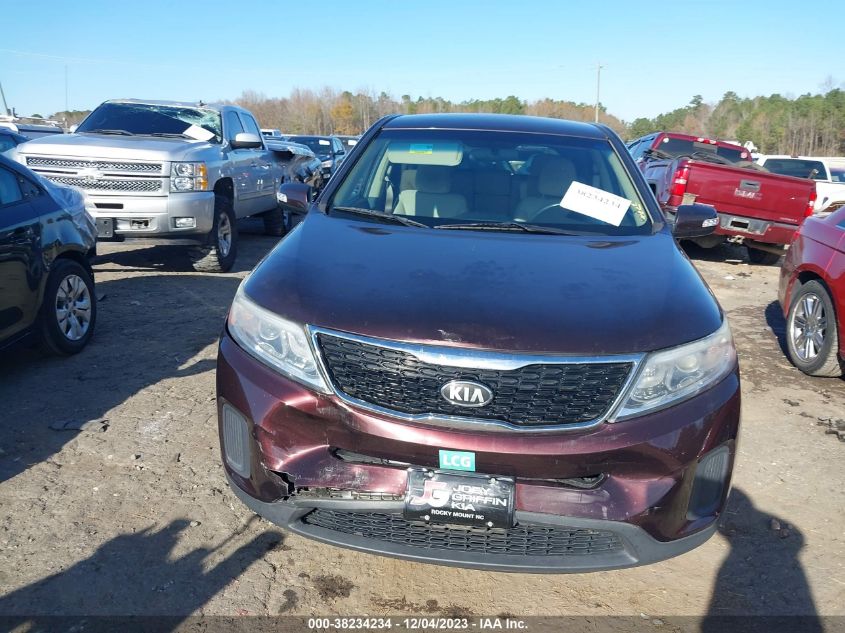 5XYKT3A62EG449637 2014 Kia Sorento Lx