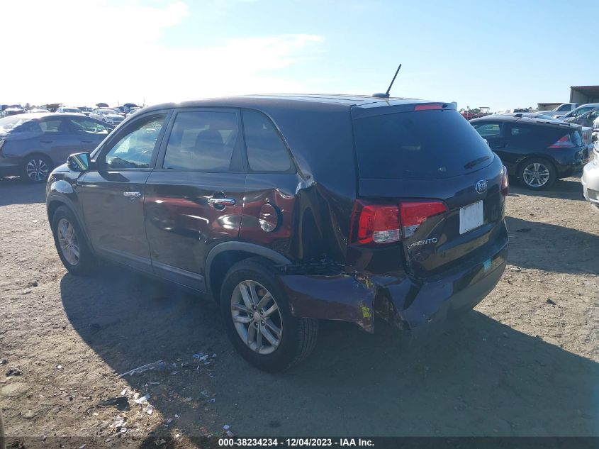 2014 Kia Sorento Lx VIN: 5XYKT3A62EG449637 Lot: 38234234