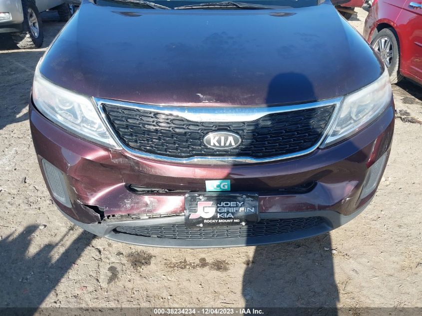 5XYKT3A62EG449637 2014 Kia Sorento Lx