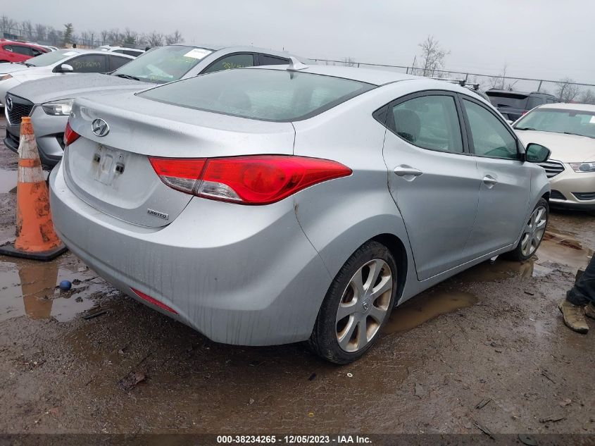 2013 Hyundai Elantra Limited VIN: 5NPDH4AE8DH385540 Lot: 38234265