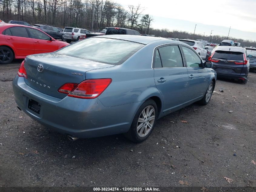 2006 Toyota Avalon Limited VIN: 4T1BK36B96U087360 Lot: 38234274