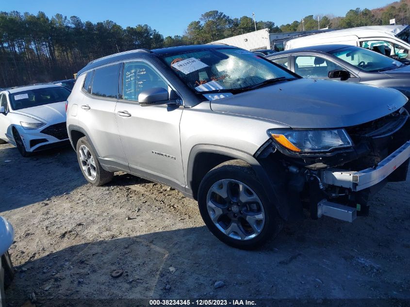 2020 Jeep Compass Limited VIN: 3C4NJDCB5LT112548 Lot: 38234345