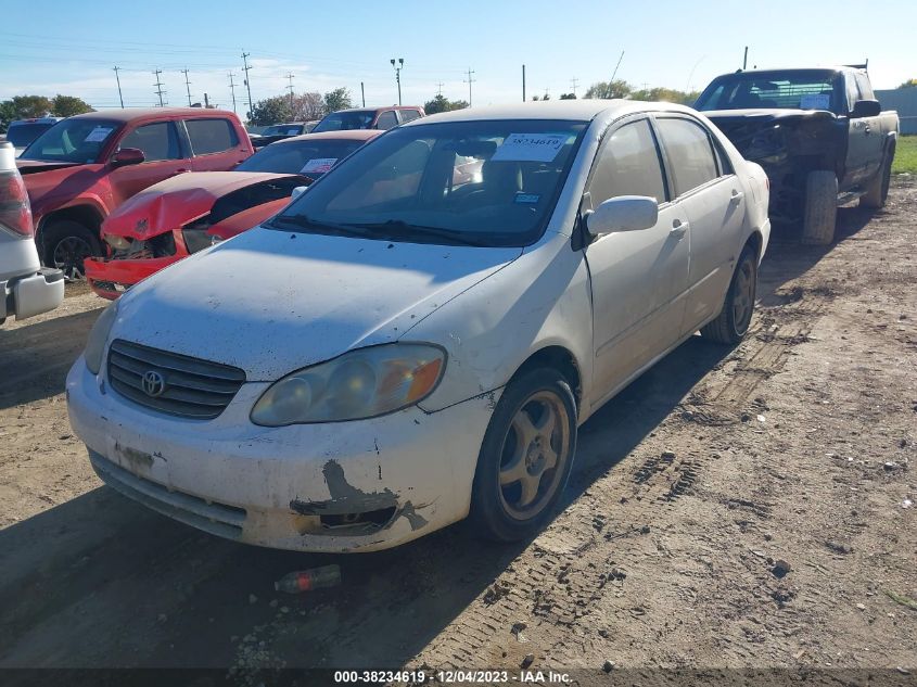 2003 Toyota Corolla Le VIN: 1NXBR32E23Z112610 Lot: 38234619