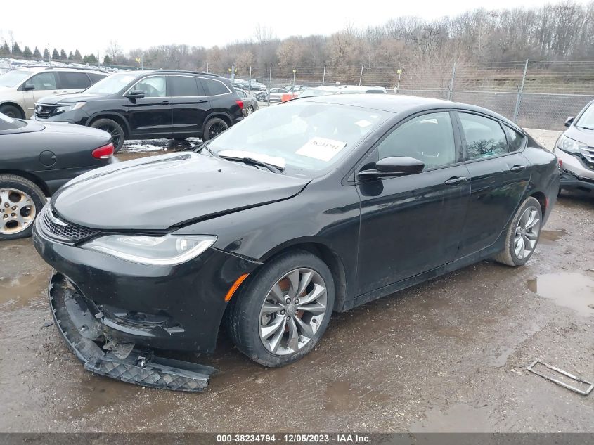 2015 Chrysler 200 S VIN: 1C3CCCBG1FN582593 Lot: 38234794