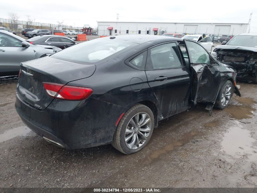 2015 Chrysler 200 S VIN: 1C3CCCBG1FN582593 Lot: 38234794