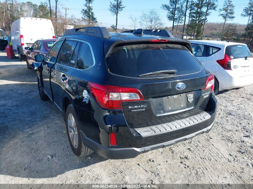2016 Subaru Outback 2.5I Premium VIN: 4S4BSAFCXG3266110 Lot: 38234836