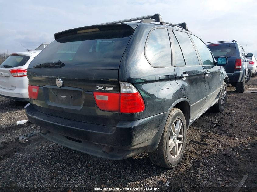 2004 BMW X5 3.0I VIN: 5UXFA13544LU32937 Lot: 38234928