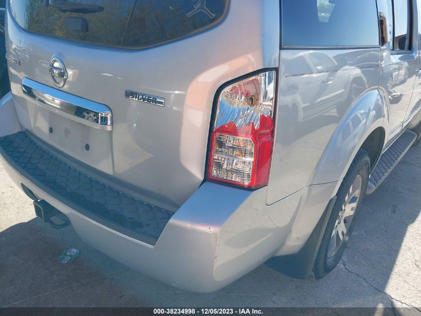 2011 Nissan Pathfinder Silver VIN: 5N1AR1NN3BC625302 Lot: 38234998