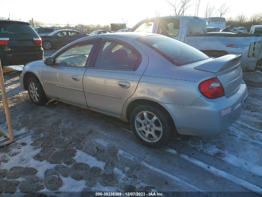2004 Dodge Neon Sxt VIN: 1B3ES56C94D618318 Lot: 38235389