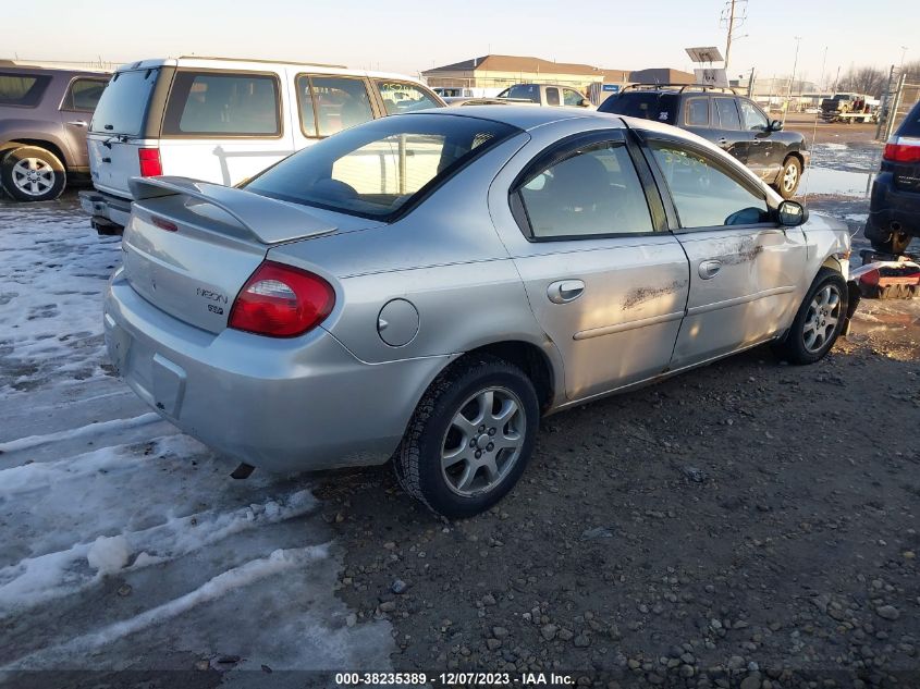 2004 Dodge Neon Sxt VIN: 1B3ES56C94D618318 Lot: 38235389