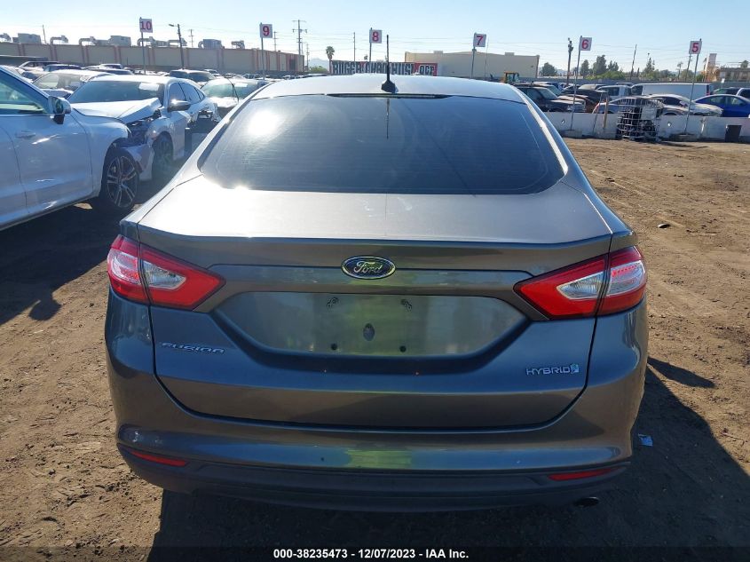 3FA6P0UU5ER275881 2014 Ford Fusion Hybrid S