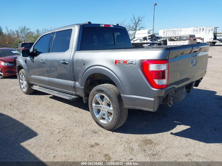 2022 Ford F-150 Lariat VIN: 1FTFW1E55NFC37655 Lot: 38235492