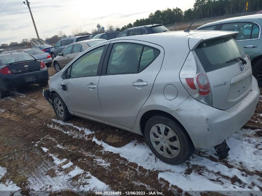 JTDKDTB35D1544502 2013 Toyota Prius C One