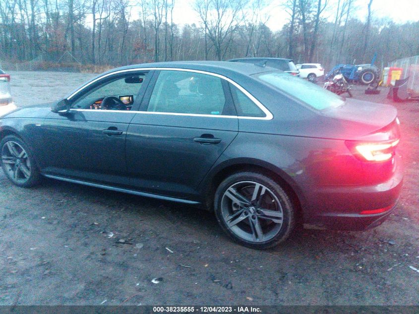 2018 Audi A4 2.0T Tech Premium VIN: WAUENAF44JN013505 Lot: 38235555