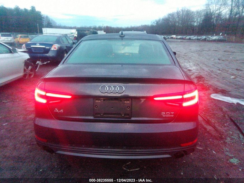 2018 Audi A4 2.0T Tech Premium VIN: WAUENAF44JN013505 Lot: 38235555