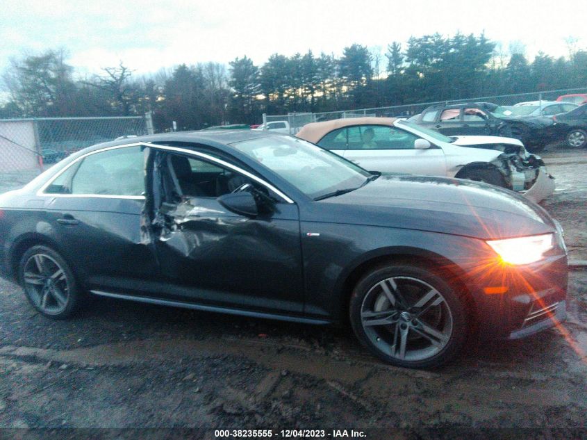 2018 Audi A4 2.0T Tech Premium VIN: WAUENAF44JN013505 Lot: 38235555