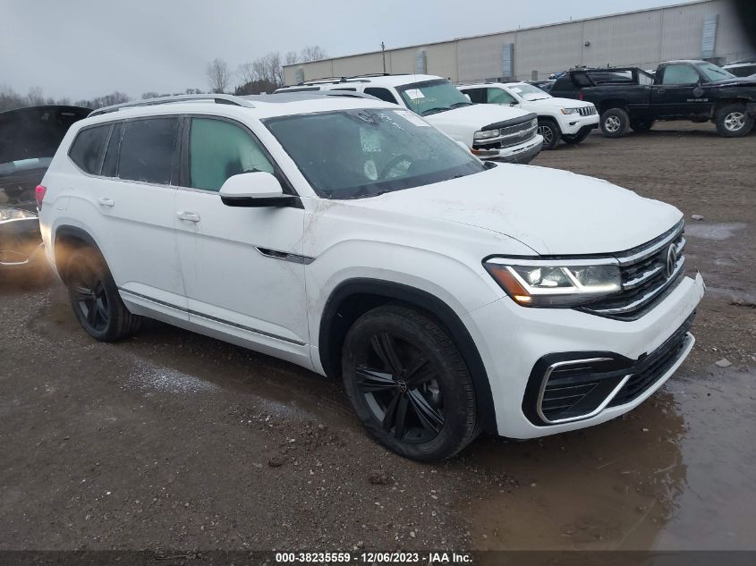 2022 Volkswagen Atlas 3.6L V6 Sel R-Line VIN: 1V2AR2CA5NC548638 Lot: 38235559