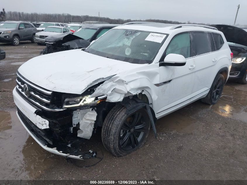 1V2AR2CA5NC548638 2022 Volkswagen Atlas 3.6L V6 Sel R-Line