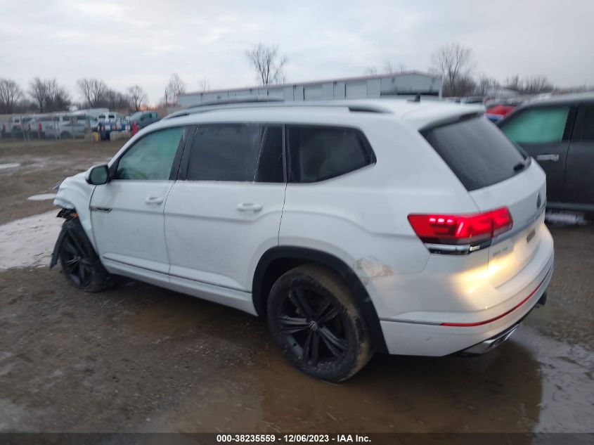 2022 Volkswagen Atlas 3.6L V6 Sel R-Line VIN: 1V2AR2CA5NC548638 Lot: 38235559