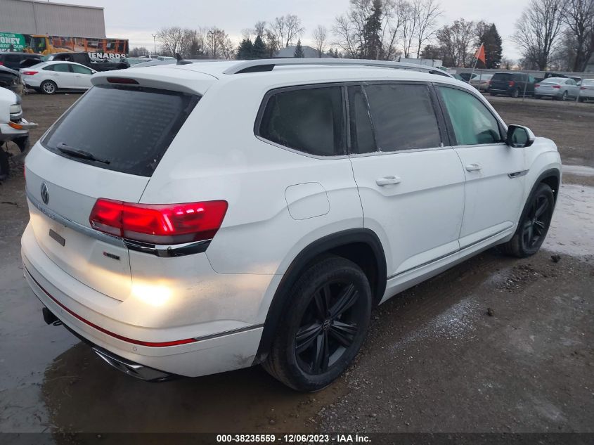 2022 Volkswagen Atlas 3.6L V6 Sel R-Line VIN: 1V2AR2CA5NC548638 Lot: 38235559