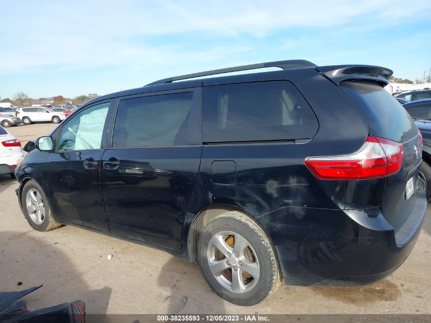 2015 Toyota Sienna Le 8 Passenger VIN: 5TDKK3DCXFS603505 Lot: 38235593