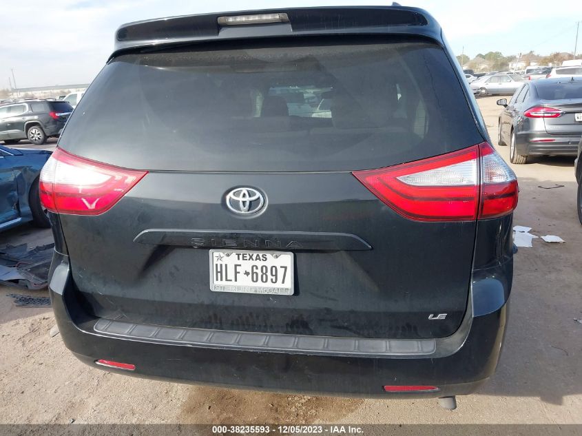 2015 Toyota Sienna Le 8 Passenger VIN: 5TDKK3DCXFS603505 Lot: 38235593