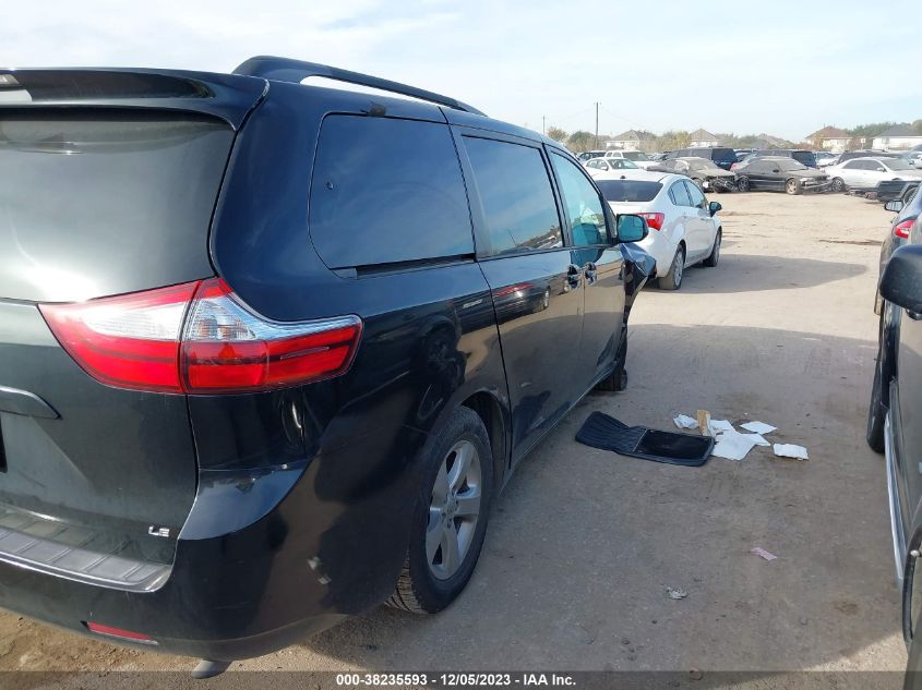 2015 Toyota Sienna Le 8 Passenger VIN: 5TDKK3DCXFS603505 Lot: 38235593