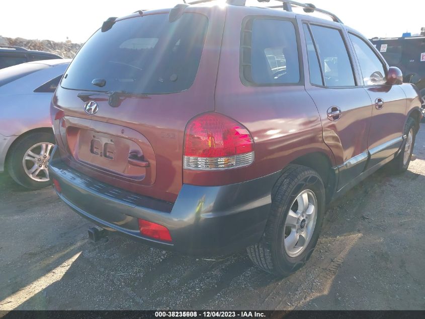 2005 Hyundai Santa Fe Gls/Lx VIN: KM8SC13E15U887004 Lot: 38235608