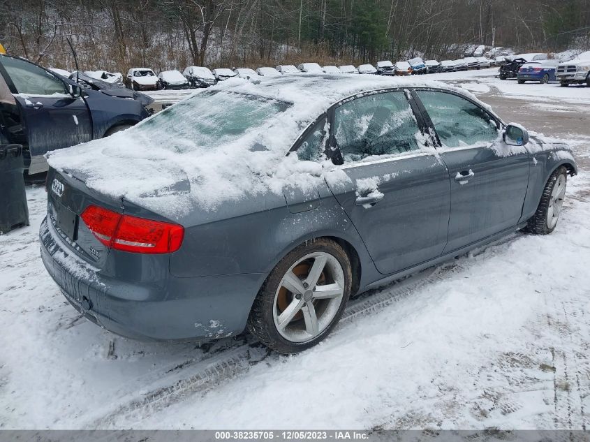 2012 Audi A4 2.0T Premium VIN: WAUHFAFL1CA116506 Lot: 38235705