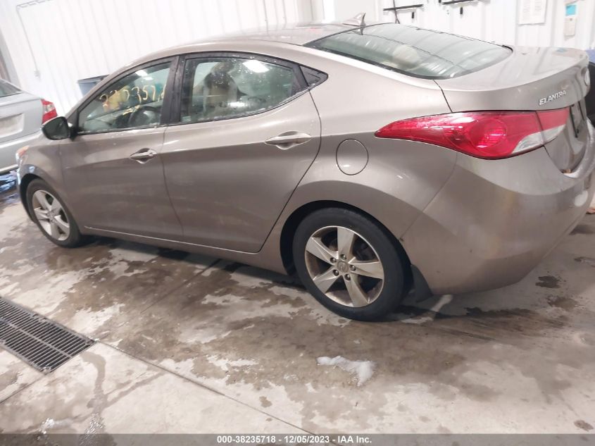 2013 Hyundai Elantra Gls VIN: 5NPDH4AE0DH412942 Lot: 38235718