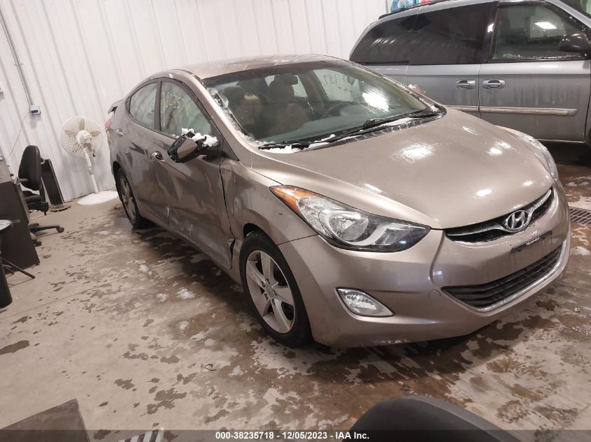 2013 Hyundai Elantra Gls VIN: 5NPDH4AE0DH412942 Lot: 38235718