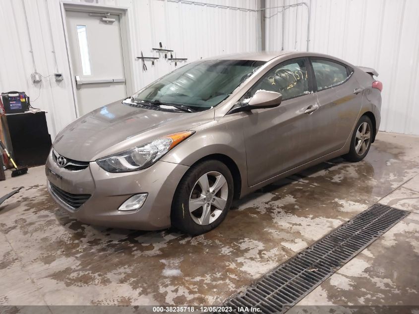 2013 Hyundai Elantra Gls VIN: 5NPDH4AE0DH412942 Lot: 38235718