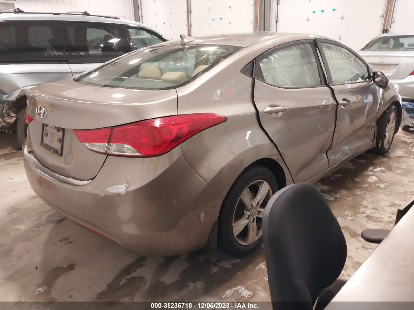 2013 Hyundai Elantra Gls VIN: 5NPDH4AE0DH412942 Lot: 38235718