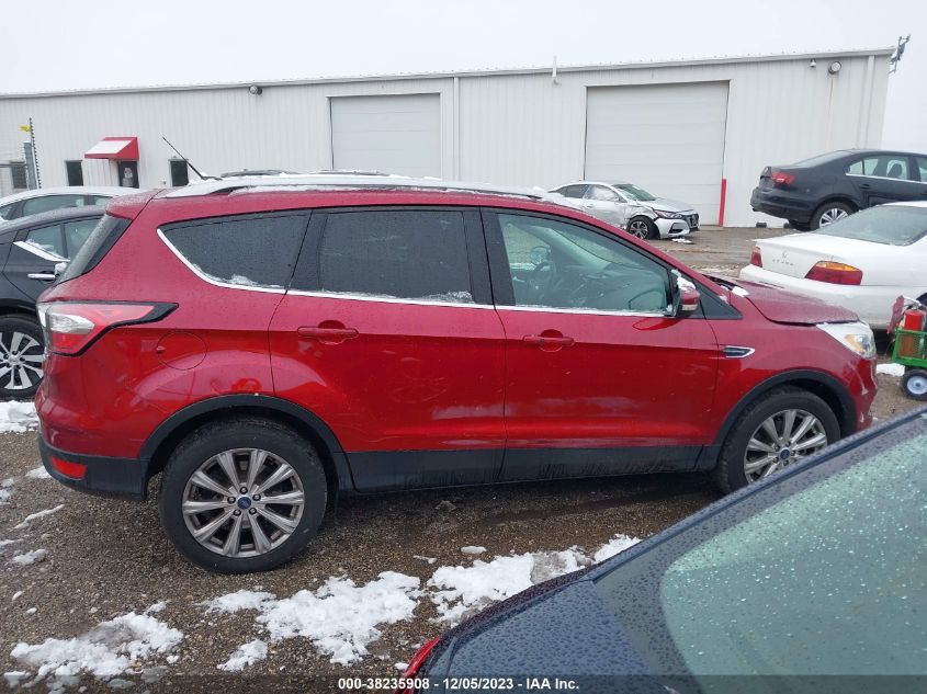 2017 Ford Escape Titanium VIN: 1FMCU9JD2HUC46118 Lot: 38235908