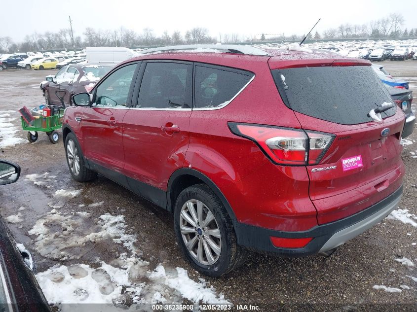 2017 Ford Escape Titanium VIN: 1FMCU9JD2HUC46118 Lot: 38235908