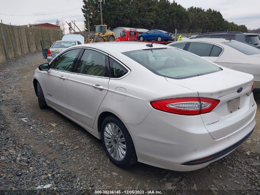 2015 Ford Fusion Hybrid Se VIN: 3FA6P0LU7FR289459 Lot: 38236145