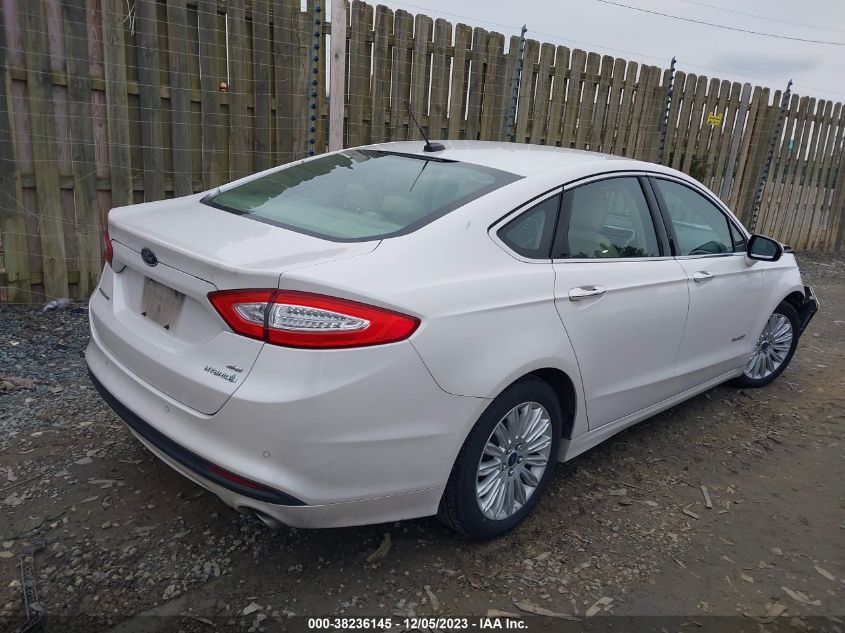 2015 Ford Fusion Hybrid Se VIN: 3FA6P0LU7FR289459 Lot: 38236145