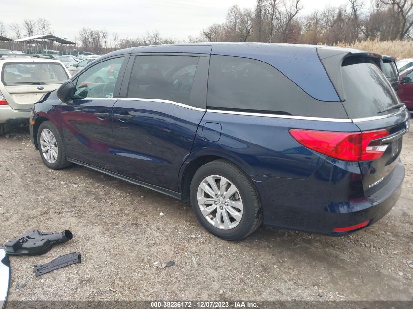 2022 Honda Odyssey Lx VIN: 5FNRL6H2XNB009952 Lot: 38236172