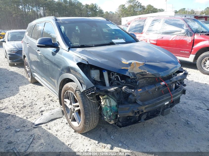 2017 Hyundai Santa Fe Limited Ultimate VIN: KM8SR4HF8HU211638 Lot: 38236204