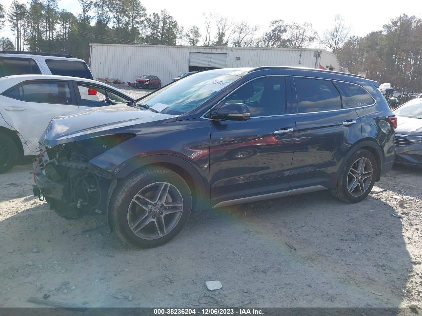 2017 Hyundai Santa Fe Limited Ultimate VIN: KM8SR4HF8HU211638 Lot: 38236204