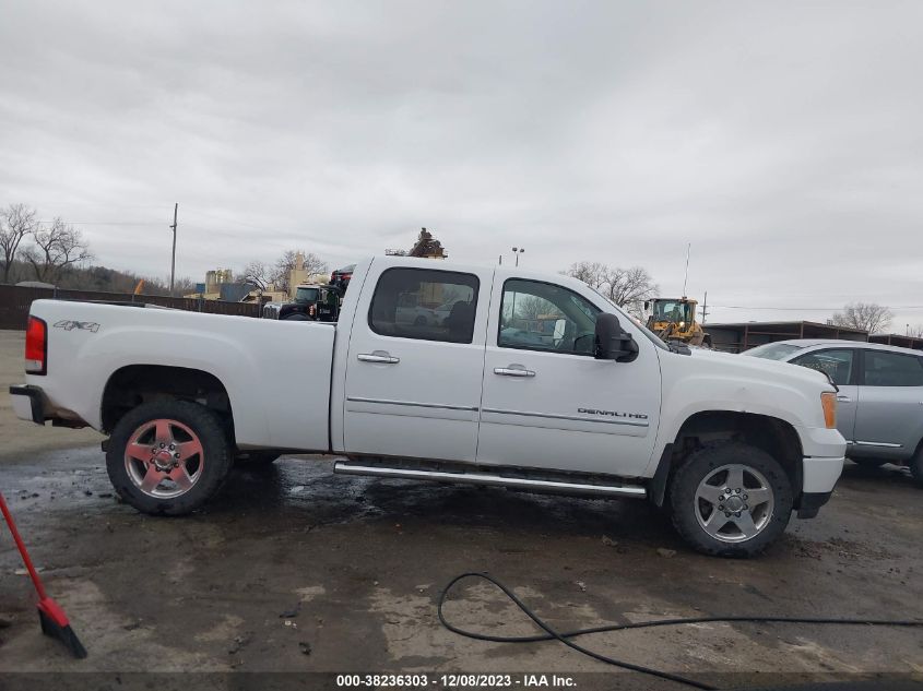 2013 GMC Sierra 2500Hd Denali VIN: 1GT125E80DF196521 Lot: 38236303